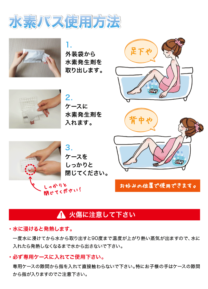 水素バスの使用方法